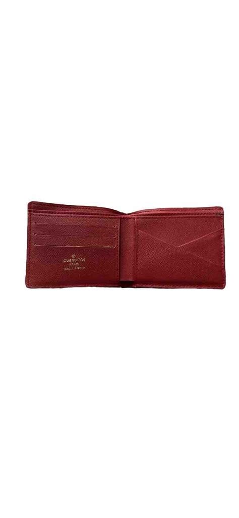 Supreme x Louis Vuitton Slender Wallet Epi Red (LVSU048) One 